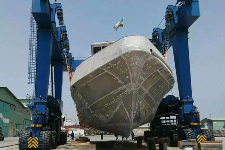 300 Ton Mobile Boat Hoist for Iran